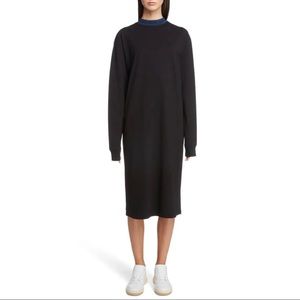 Acne Studios Logo Collar T-Shirt Dress